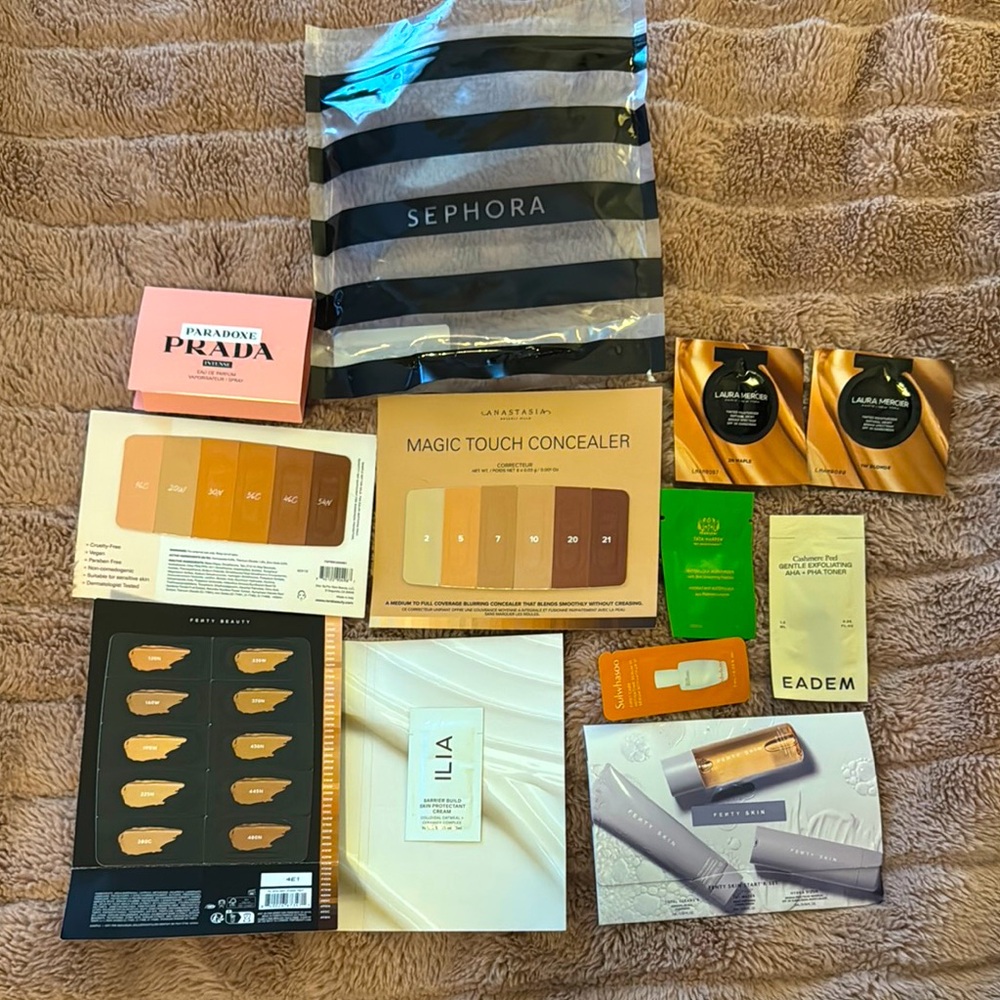 Sephora Beauty Collection with Neutral and Gold Tones